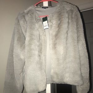 Furry grey jacket